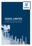 SASOL LIMITED REVIEWED INTERIM FINANCIAL RESULTS
