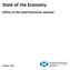 State of the Economy. Office of the Chief Economic Adviser