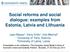 Social reforms and social dialogue: examples from Estonia, Latvia and Lithuania