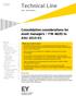 Technical Line. Consolidation considerations for asset managers FIN 46(R) to ASU What you need to know. Overview. FASB final standard