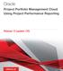 Oracle. Project Portfolio Management Cloud Using Project Performance Reporting. Release 13 (update 17D)