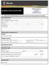 BOOKING APPLICATION FORM