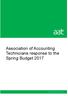 Association of Accounting Technicians response to the Spring Budget 2017