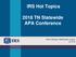 IRS Hot Topics 2018 TN Statewide APA Conference