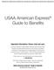 USAA American Express Guide to Benefits