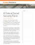4 Critical Social Security Facts