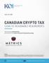 CANADIAN CRYPTO TAX LEGAL VS. REASONABLE REQUIREMENTS