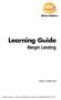 Learning Guide. Margin Lending. Version: October Advice Solutions is a division of GWM Adviser Services Limited ABN