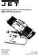 Operating Instructions and Parts Manual MBS-1014W Bandsaw