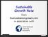 Sustainable Growth Rate. from businessbankingcoach.com in association with