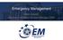 Emergency Management. Alden Graybill, Recovery / Mitigation Division Manager, OEM