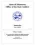 State of Minnesota Office of the State Auditor