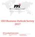 CEO Business Outlook Survey MTI Consulting (Private) Limited.