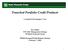 Tranched Portfolio Credit Products