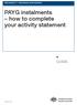 PAYG instalments how to complete your activity statement