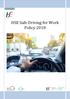 HSE Safe Driving for Work Policy 2018