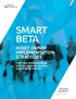 SMART BETA ASSET OWNER IMPLEMENTATION STRATEGIES FURTHER FINDINGS FROM RUSSELL INDEXES GLOBAL SMART BETA SURVEY RUSSELL INDEXES