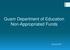 Guam Department of Education Non-Appropriated Funds
