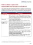 Health Care Reform: Legislative Brief Important Effective Dates for Employers and Health Plans