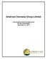 American Overseas Group Limited. Consolidated Financial Statements For the Year Ended December 31, 2013