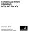 PARISH AND TOWN COUNCILS POOLING POLICY