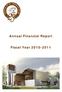 Annual Financial Report Fiscal Year