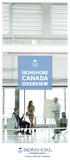 Ironshore Canada began offering specialty insurance in Ironshore Canada offers capacity through Ironshore Insurance Ltd. (Canada Branch) and