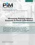 Minnesota Printing Industry Economic & Fiscal Contribution