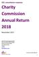 Charity Commission Annual Return 2018