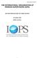 THE INTERNATIONAL ORGANISATION OF PENSION SUPERVISORS (IOPS)