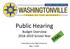 Public Hearing. Budget Overview School Year