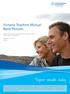 Super made easy. Victoria Teachers Mutual Bank Pension. Account Based Pension and Transition to Retirement Pension Product Disclosure Statement