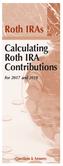 Roth IRAs Calculating Roth IRA Contributions