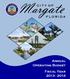 Margate. Annual Operating Budget C I T Y O F F L O R I D A