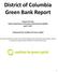 District of Columbia Green Bank Report