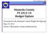 Alameda County FY Budget Update
