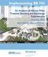 Implementing SB 743. An Analysis of Vehicle Miles Traveled Banking and Exchange Frameworks October Ethan N. Elkind, Ted Lamm, and Eric Prather