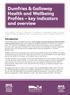 Dumfries & Galloway Health and Wellbeing Profiles key indicators and overview
