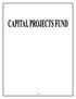 CAPITAL PROJECTS FUND VARIOUS DEPARTMENTS