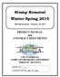 Stump Removal Winter-Spring 2015