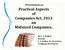 Practical Aspects of Companies Act, 2013 on Midsized Companies.