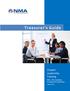 Treasurer s Guide. Chapter Leadership Training. NMA...THE Leadership Development Organization