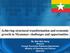 Achieving structural transformation and economic growth in Myanmar: challenges and opportunities