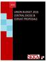 UNION BUDGET 2016 CENTRAL EXCISE & CENVAT PROPOSALS