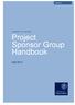 Project Sponsor Group Handbook
