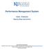 Performance Management System. Goals - Employee Step-by-Step Instructions