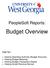 PeopleSoft Reports: Budget Overview