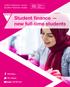 Student finance new full-time students