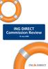 ING DIRECT Commission Review