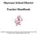Shawano School District Teacher Handbook
